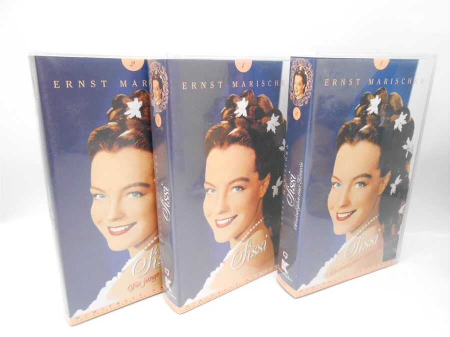 VHS SISSI Jubiläums-Edition Box 3 Kassetten Rarität Vintage 1998