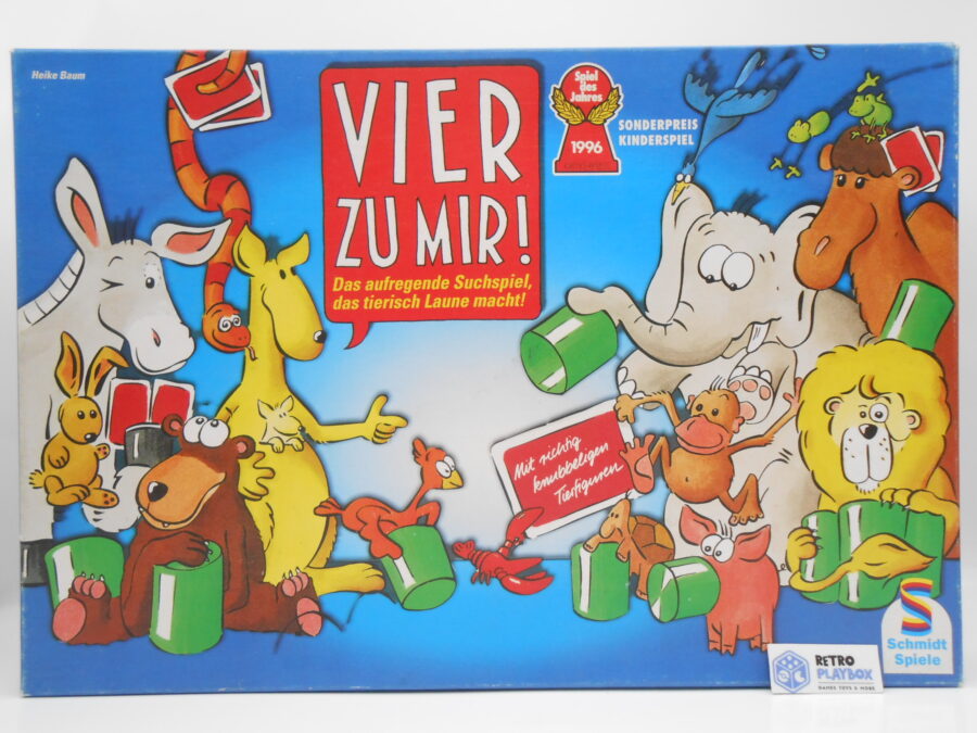VIER ZU MIR! Schmidt Spiele Das aufregende Suchspiel Spiel des Jahres 96