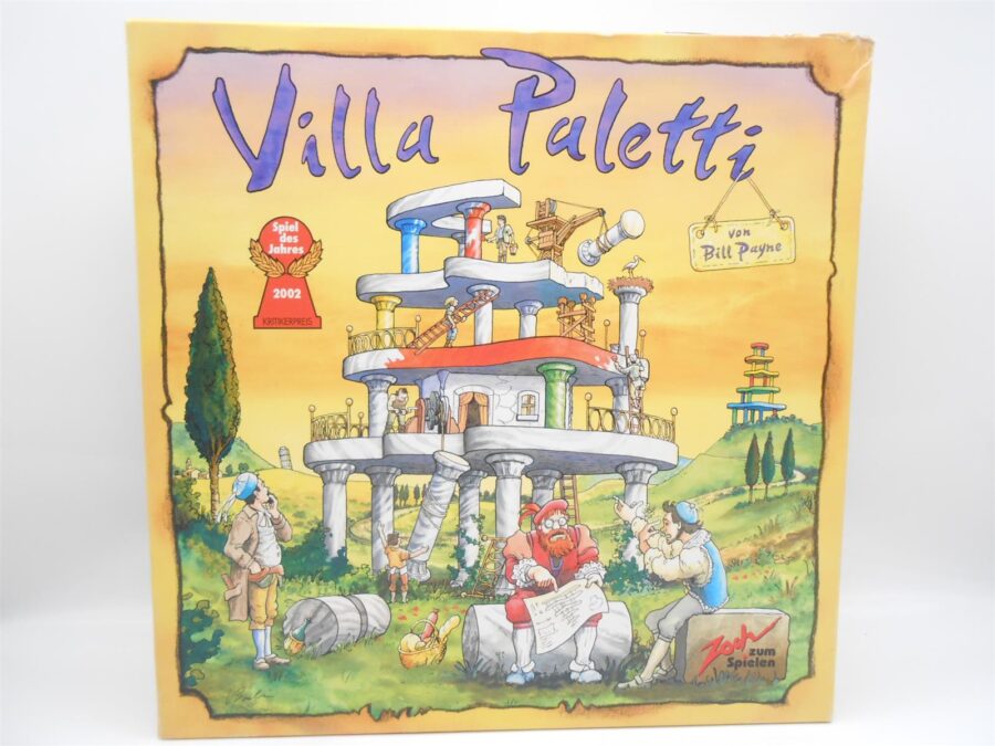 Villa Paletti Spiel des Jahres 2002 Brettspiel ab 8 Jahren 2-4 Spieler
