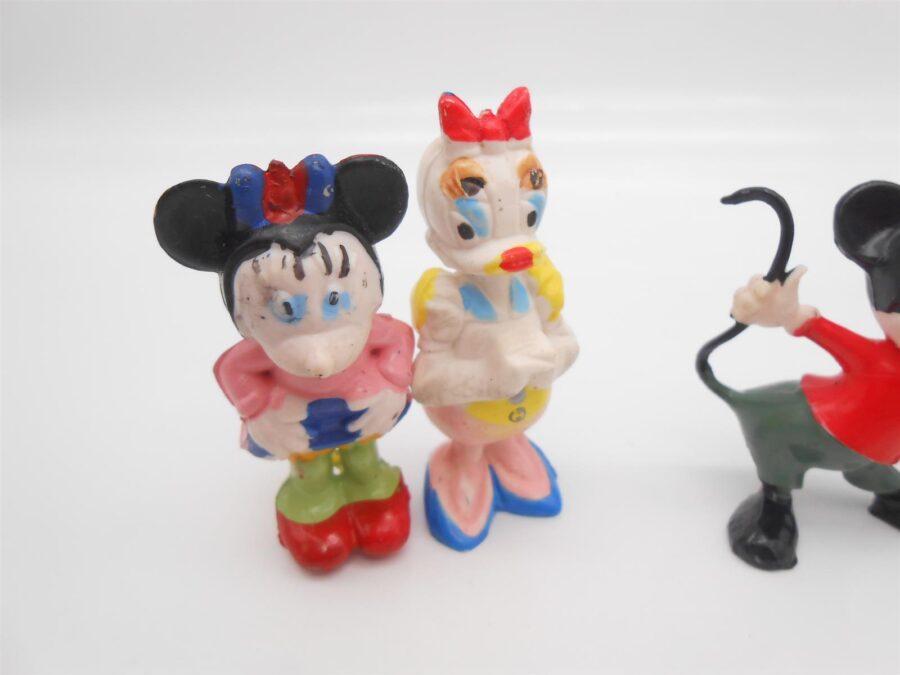 Vintage Disney Heimo Figuren Mickey Donald Gustav Gans Daisy 60er Jahre