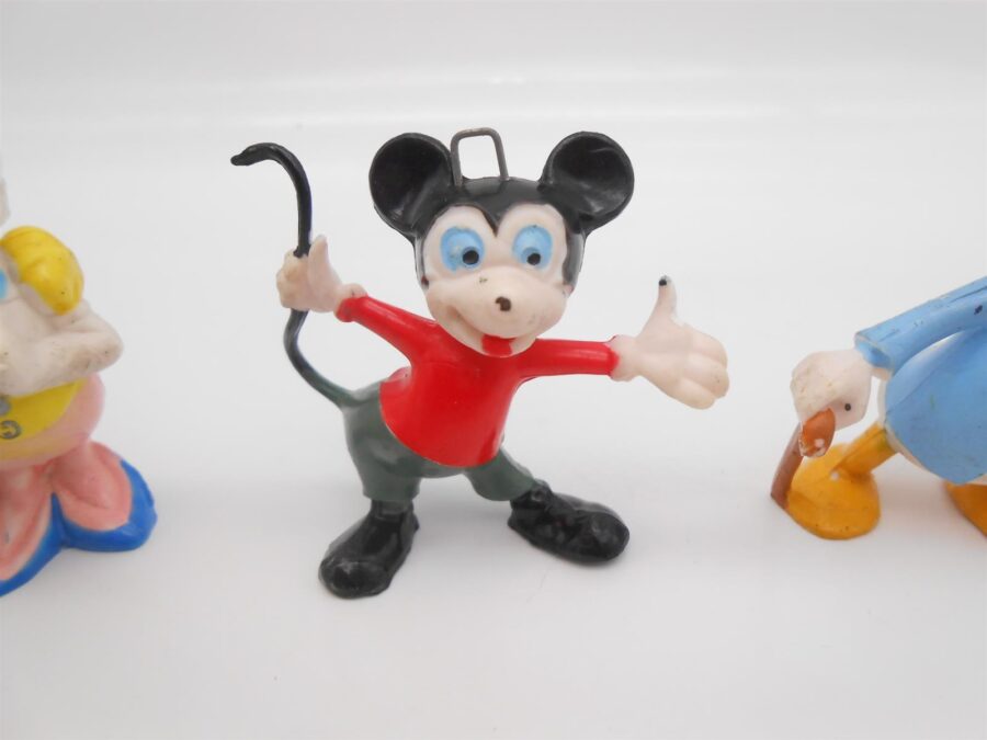 Vintage Disney Heimo Figuren Mickey Donald Gustav Gans Daisy 60er Jahre