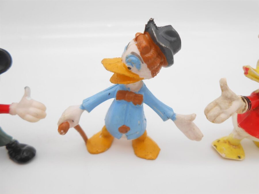 Vintage Disney Heimo Figuren Mickey Donald Gustav Gans Daisy 60er Jahre