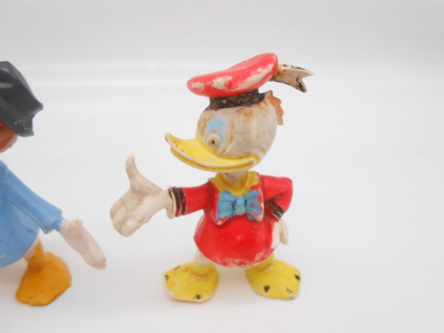 Vintage Disney Heimo Figuren Mickey Donald Gustav Gans Daisy 60er Jahre
