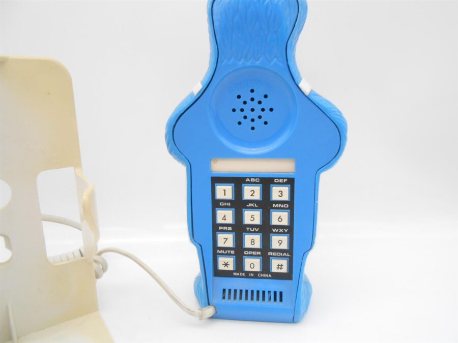 Vintage Krümelmonster Telefon Muppets Rarität mit Halterung