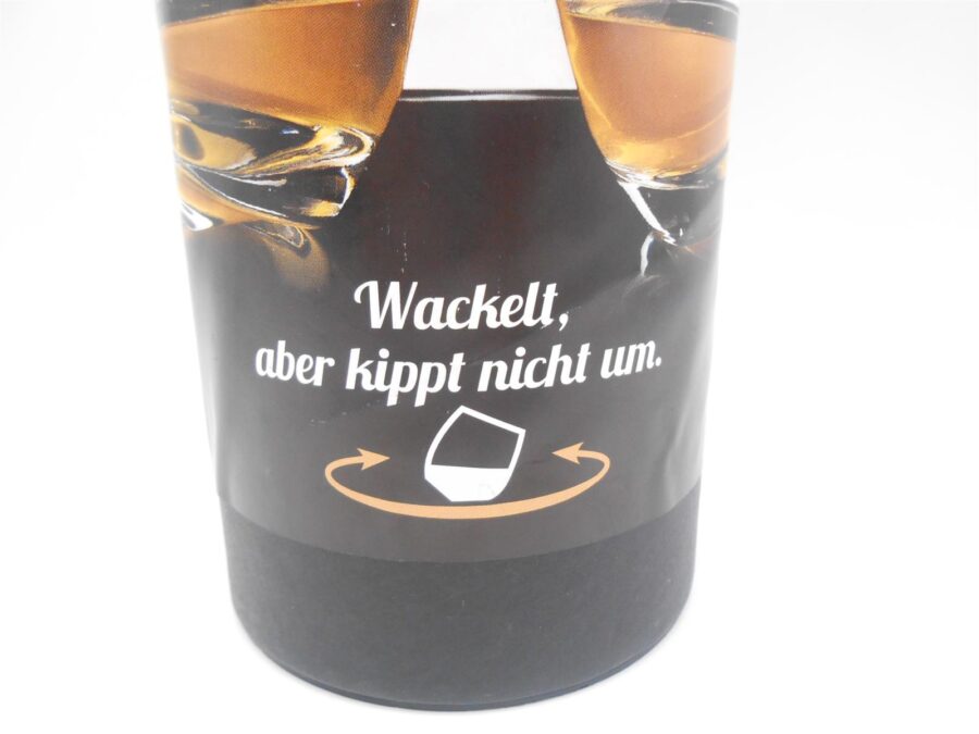 Wackelglas "Happy Hour", 2er Set Schwenkglas Whiskeyglas Rumglas
