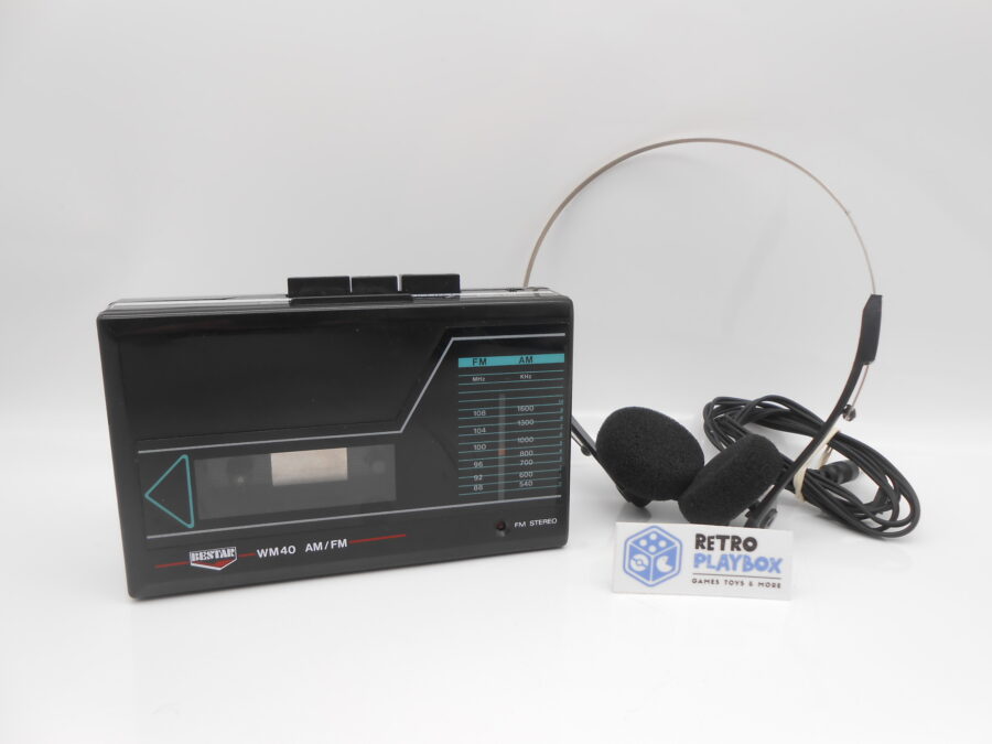 Walkman BESTAR WM 40 Kassettenspieler + Kopfhörer getestet 1989