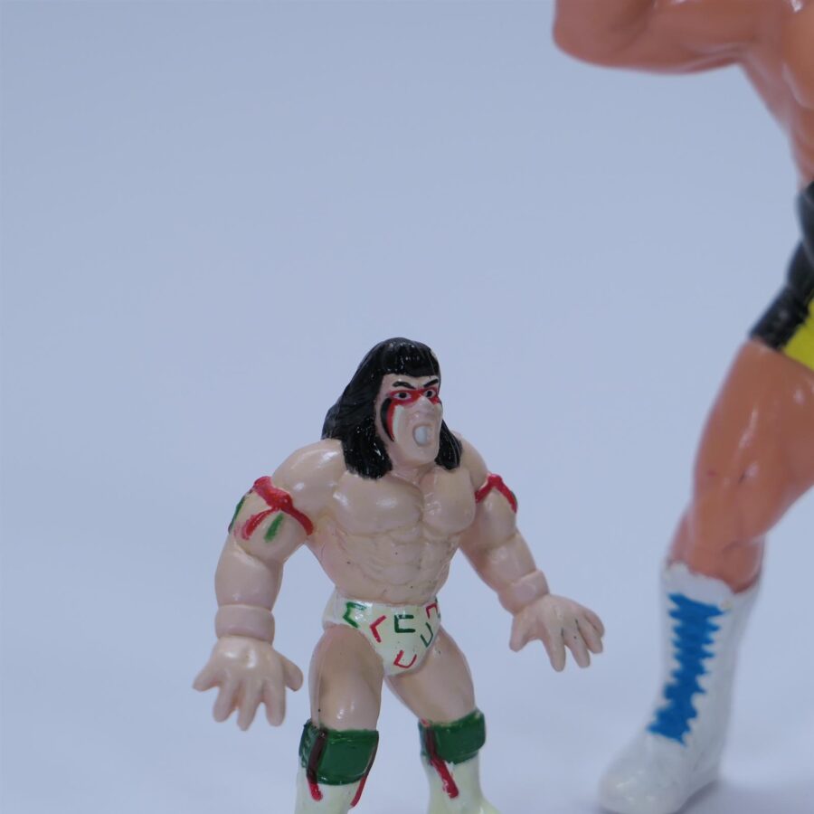WCW Galoob SCOTT STEINER + mini Figur Wrestling Actionfigur Retro 1990