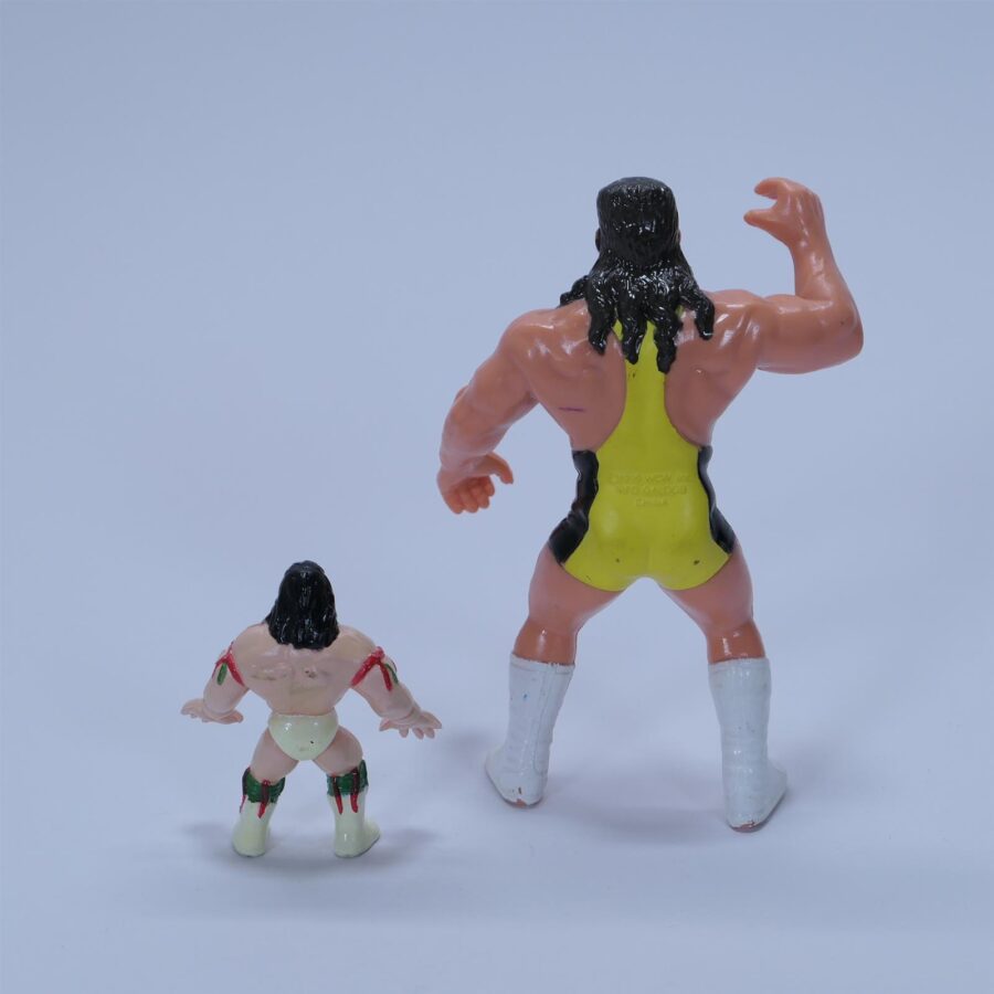 WCW Galoob SCOTT STEINER + mini Figur Wrestling Actionfigur Retro 1990