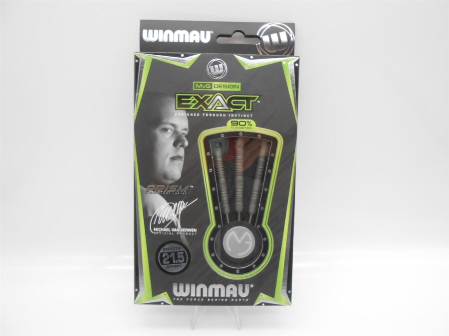 WINMAU Michael Van Gerwen MvG Exact Tungsten Darts Set with Flights and Stems