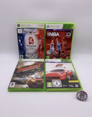 Xbox 360 Bundle: Burnout, NBA, Forza Beijing FRZ Version Zustand:Sehr gut