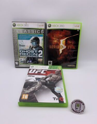 Xbox 360 Resident Evil, Undisputed & Warfighter 2 FRZ Version Zustand:Gut