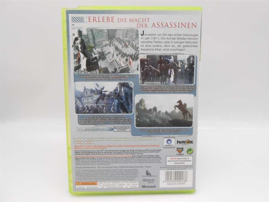Xbox 360 Spiel Assassin´s Creed Pal Deutsch Zustand: Gut