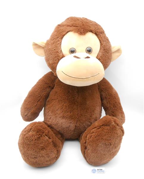 XL Heunec Plüsch Affe Monkey TOP Zustand 50cm groß super weich soft