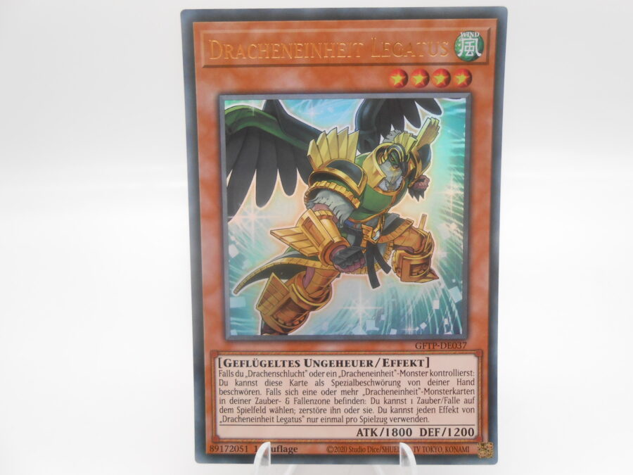 Yu-Gi-Oh! Dracheneinheit Legatus, GFTP-DE037, UR, 1. Auflage, Deutsch NM