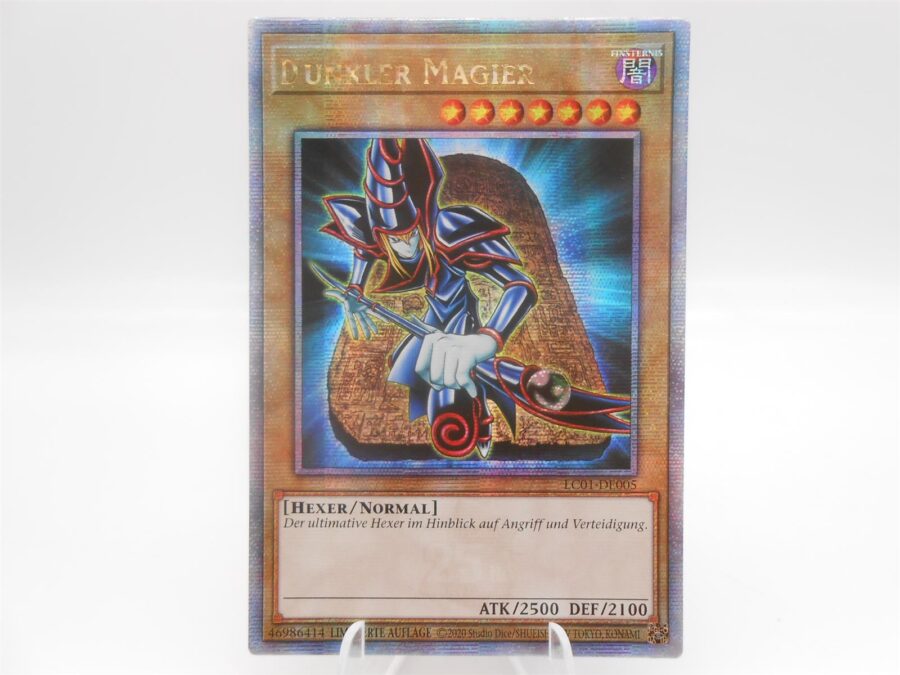 Yu-Gi-Oh! DUNKLER MAGIER LC01-DE005 QUARTER CENTURY SECRET RARE Deutsch NM