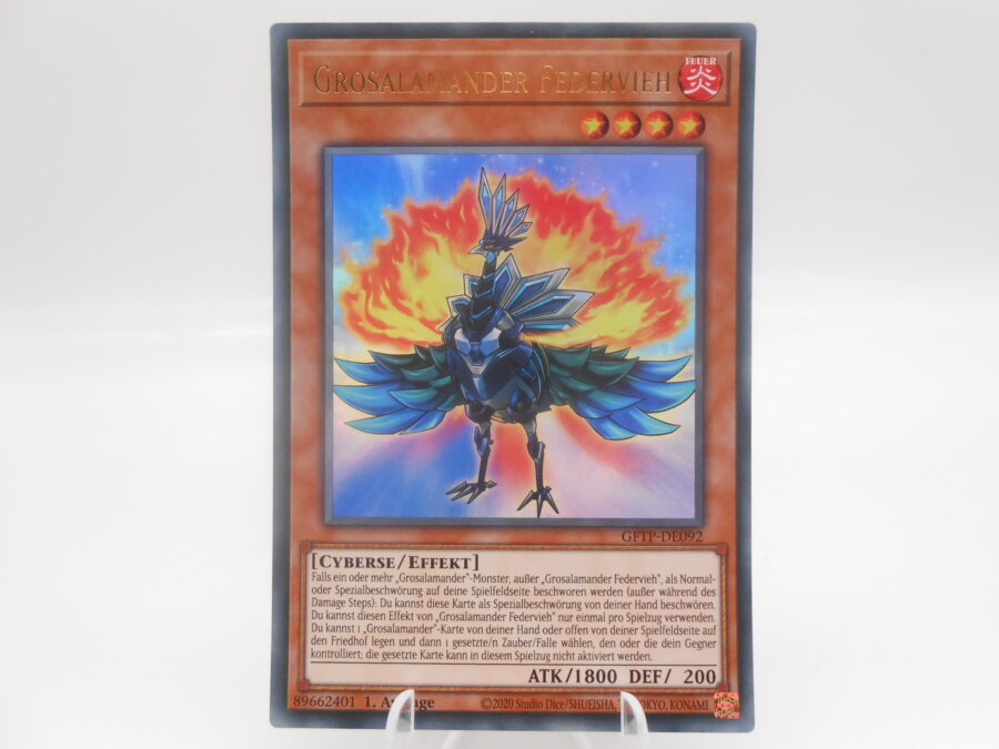 Yu-Gi-Oh! GFTP-DE092 Grosalamander Federvieh Ultra Rare 1Aufl. Deutsch NM