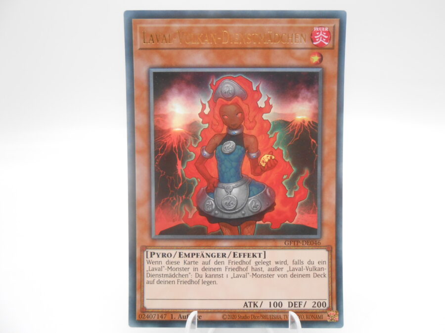 Yu-Gi-Oh! Laval-Vulkan-Dienstmädchen GFTP-DE046 1. AUFLAGE Deutsch NM
