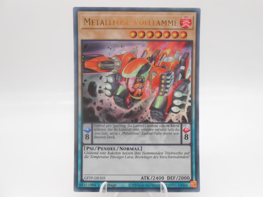 Yu-Gi-Oh! Metallfose-Volflamme GFTP-DE103 Ultra Rare Deutsch NM