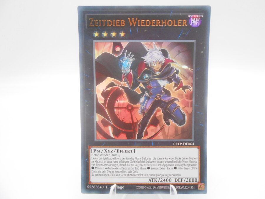 Yu-Gi-Oh! Zeitdieb Wiederholer GFTP-DE064 Ultra Rare 1 AUFLAGE Deutsch NM