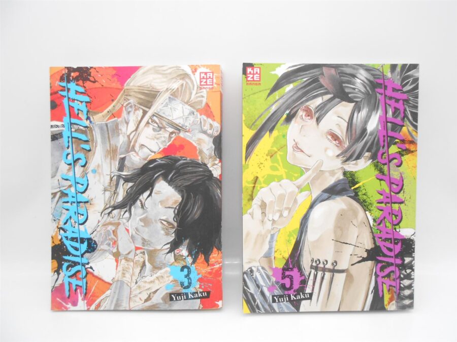 Yuji Kaku Manga Hell´s Paradise Band 3+5 Comic Deutsch